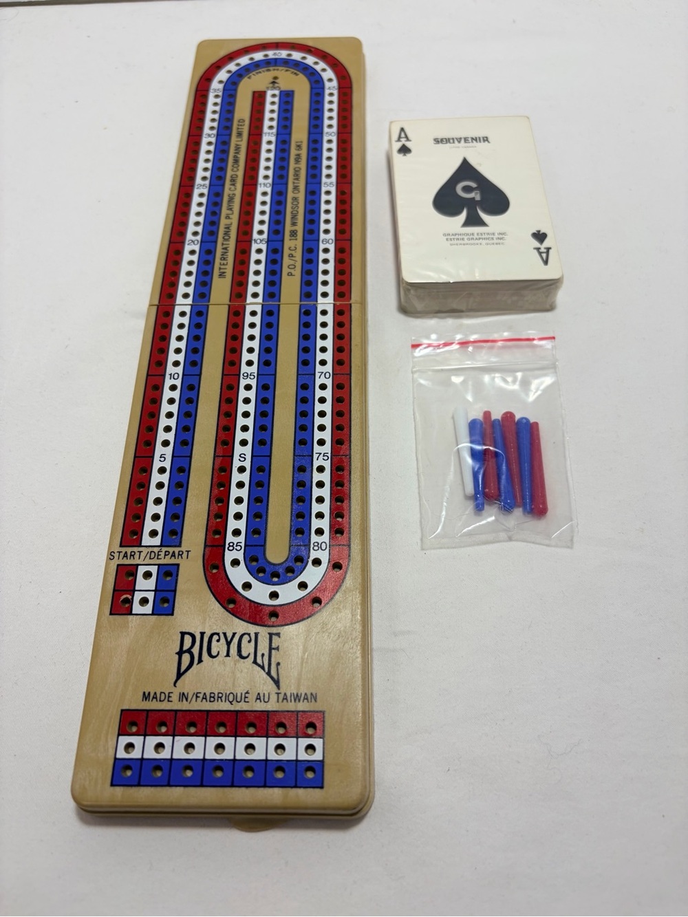 Vintage Cribbage Board Game NEW
